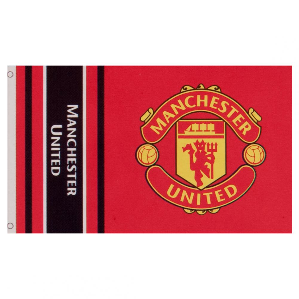 Manchester United FC Wordmark Flag