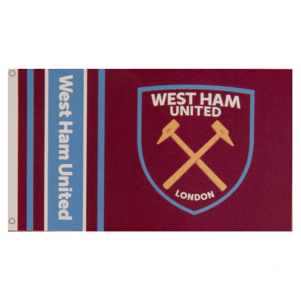 West Ham United FC Wordmark Flag
