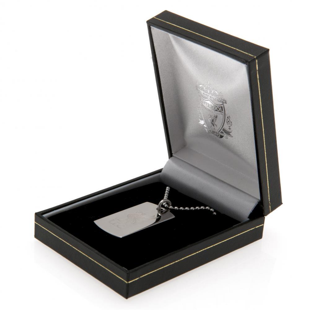 Liverpool FC Engraved Dog Tag & Chain LB