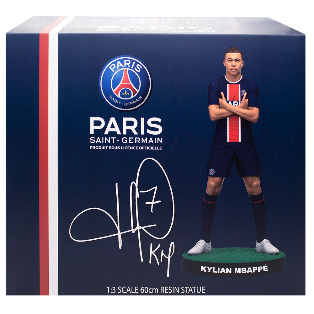 Paris Saint Germain FC Football's Finest Kylian Mbappe Premium 60cm Statue