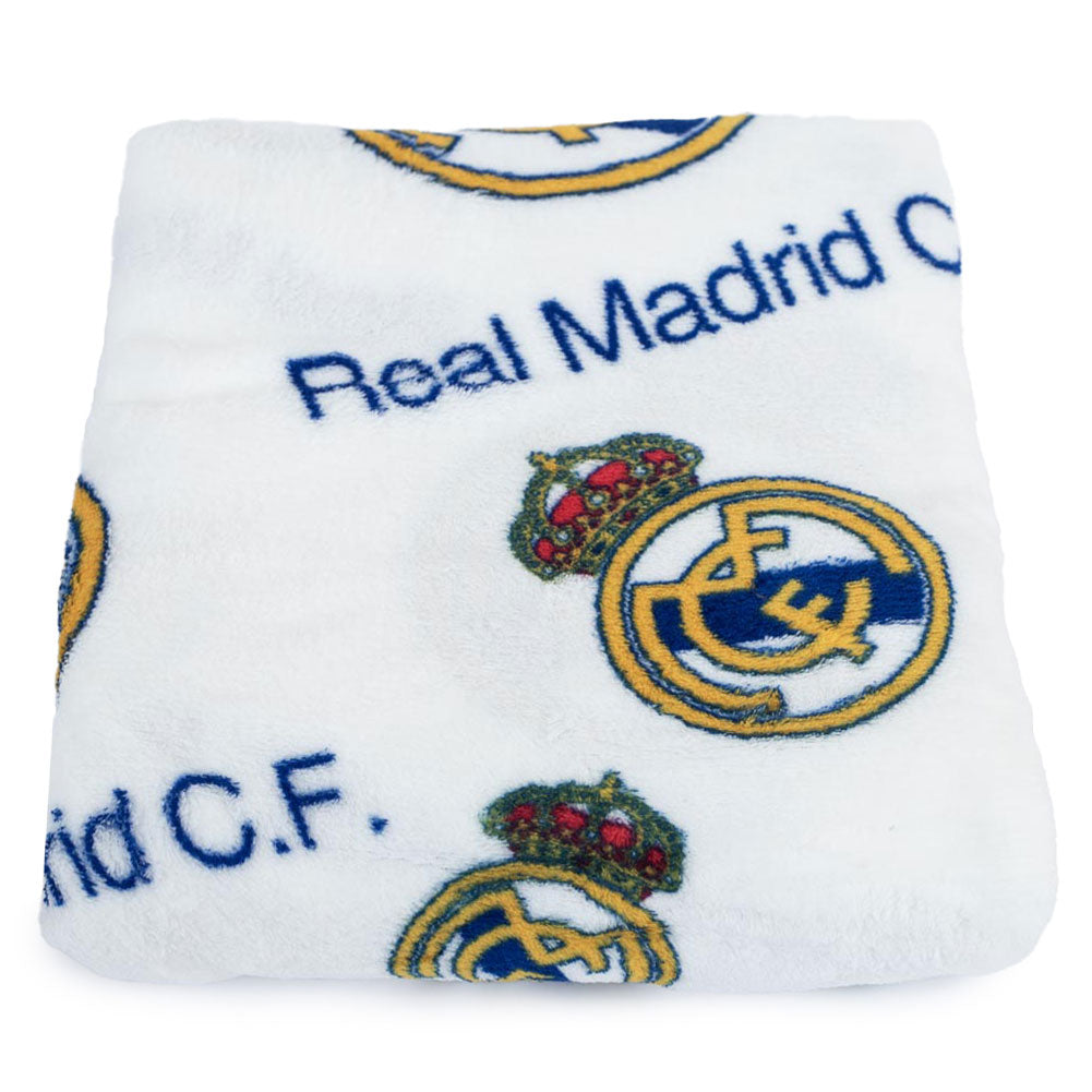 Real Madrid CF Multi Crest Fleece Blanket