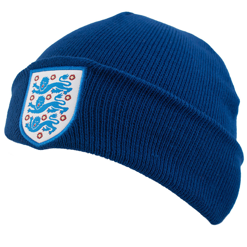 England FA Blue Cuff Beanie