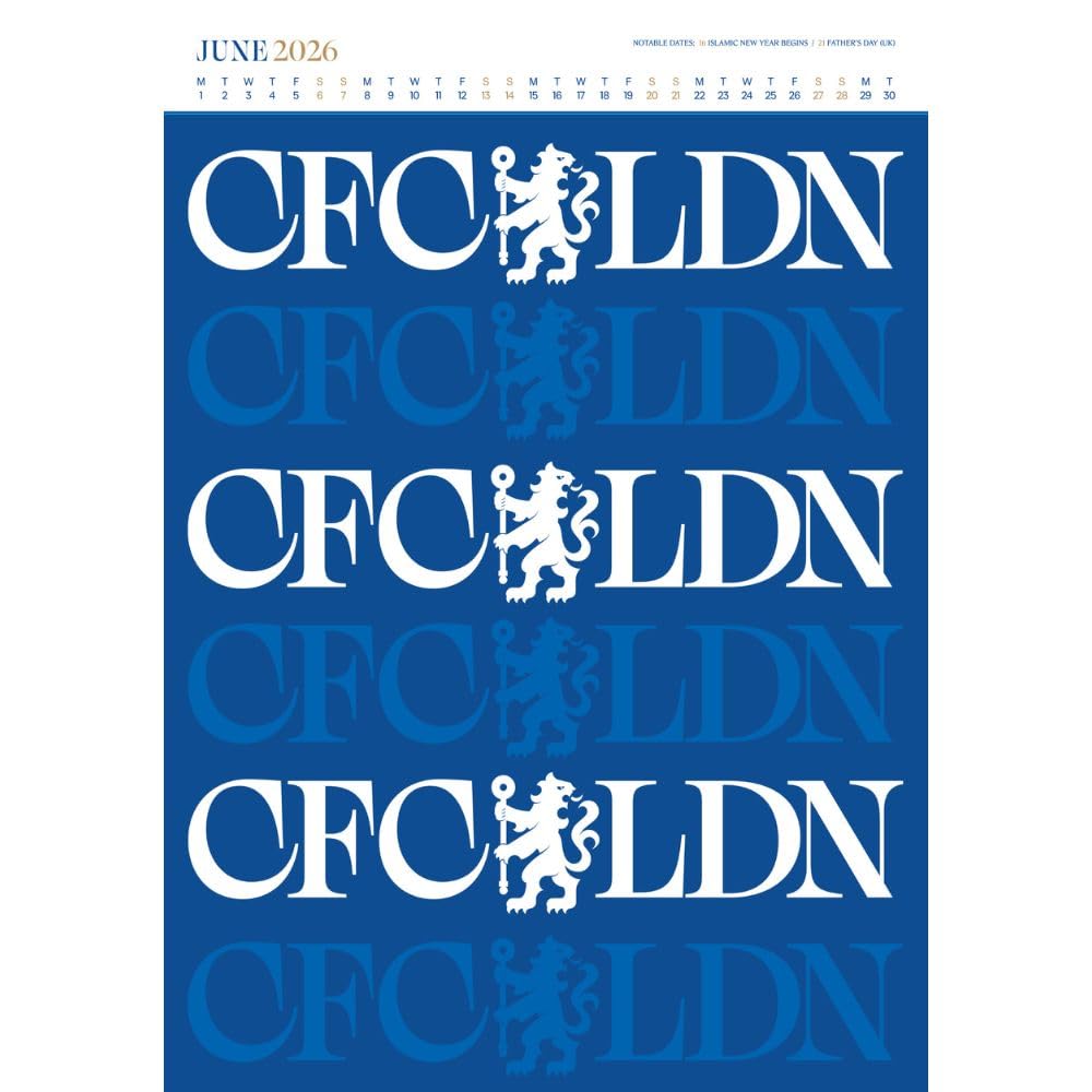 Chelsea FC Deluxe Calendar 2026