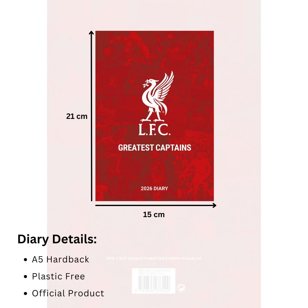 Liverpool FC A5 Diary 2026