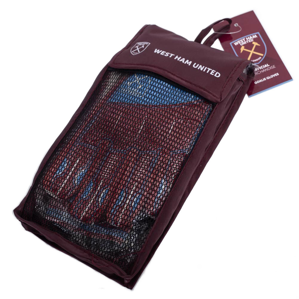 West Ham United FC Delta Goalkeeper Gloves Yths