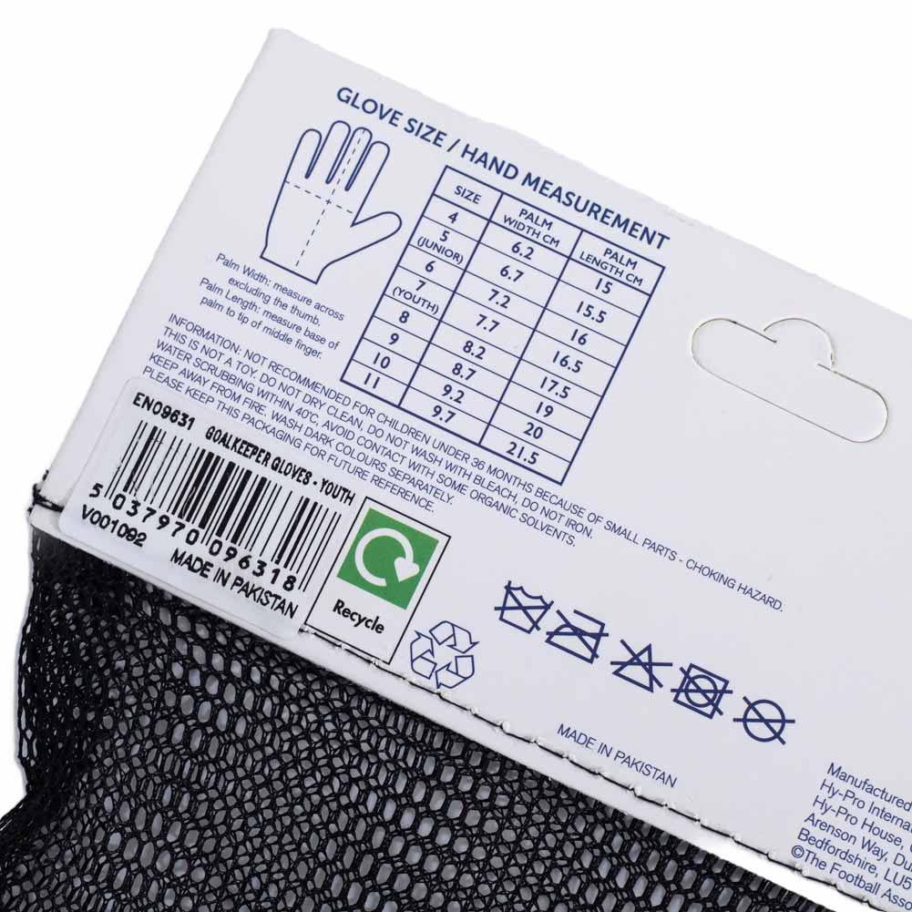 England FA Fuse Goalkeeper Gloves Yths
