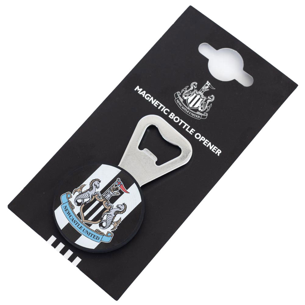 Newcastle United FC PVC Round Magnetic Bottle Opener