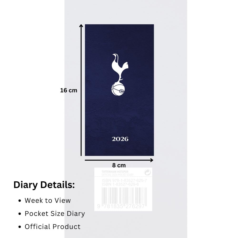 Tottenham Hotspur FC Slim Diary 2026