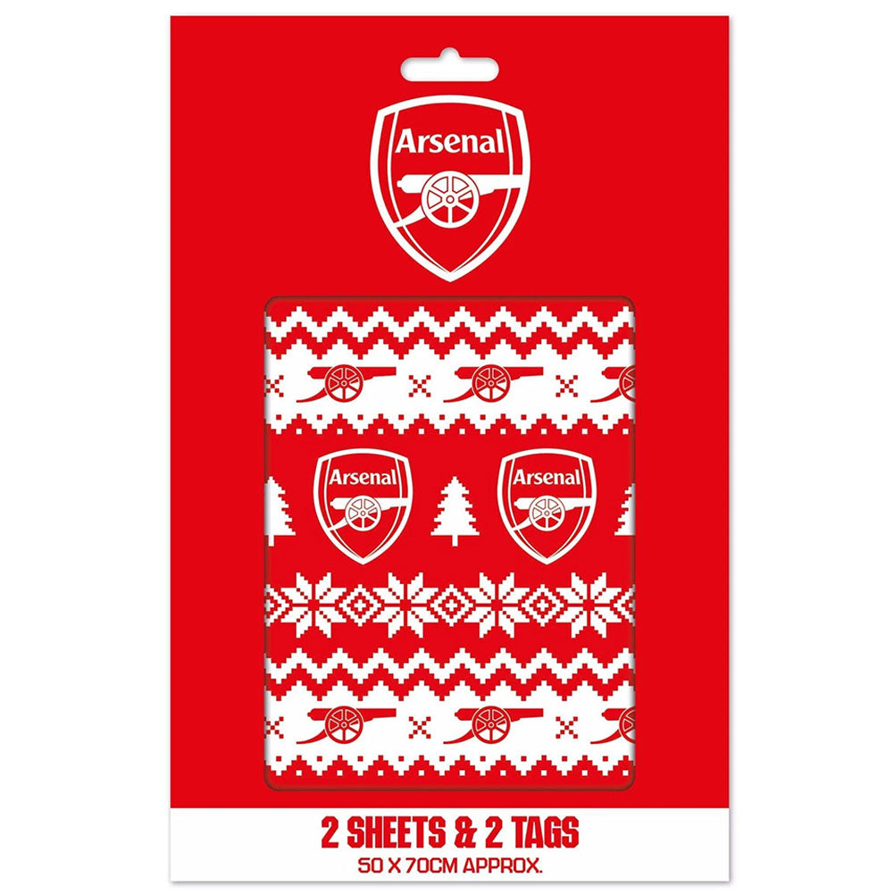 Arsenal FC Christmas Gift Wrap